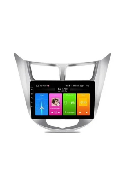 MNT شاشة هيونداى اكسينت 2012 - 2017 ( RAM 2 - ROM 32 ) تدعم CarPlay & Android Auto /دقة 1080p