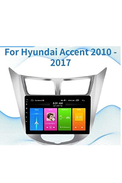MNT شاشة هيونداى اكسينت 2012 - 2017 ( RAM 2 - ROM 32 ) تدعم CarPlay & Android Auto /دقة 1080p