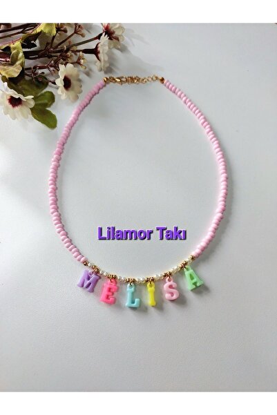 Lilamor isimli Boncuklu Çocuk Kolye