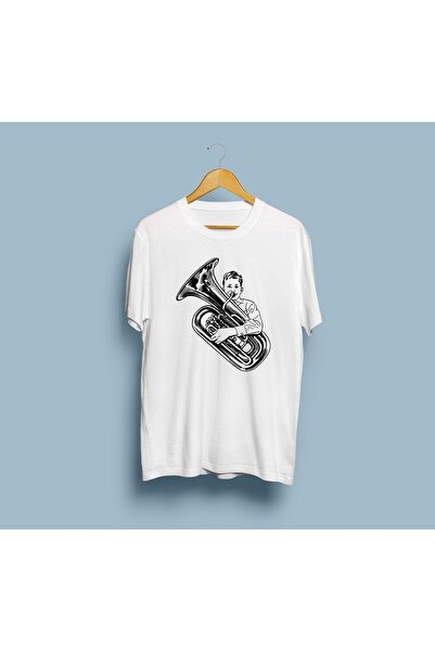 eioswear Unisex Oversize Trombone 2 Design T-Shirt