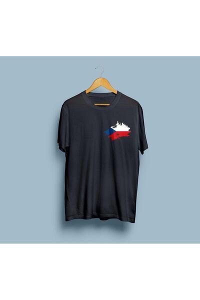 eioswear Μπλουζάκι Unisex oversized με σχέδιο της Τσεχικής Δημοκρατίας