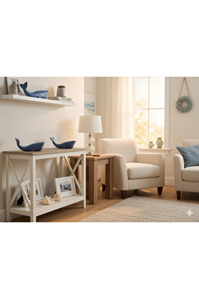 DNC Art&Deco Ahşap El Yapımı Balina 3'lü set