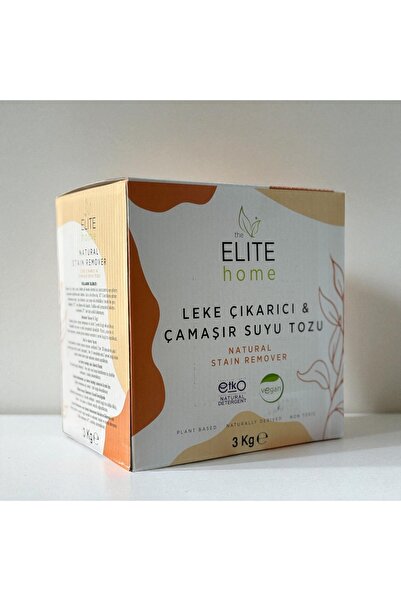 The Elite Home Doğal Ve Vegan Sertifikalı Leke Çıkarıcı Ve Çamaşır Suyu Tozu 3 Kg