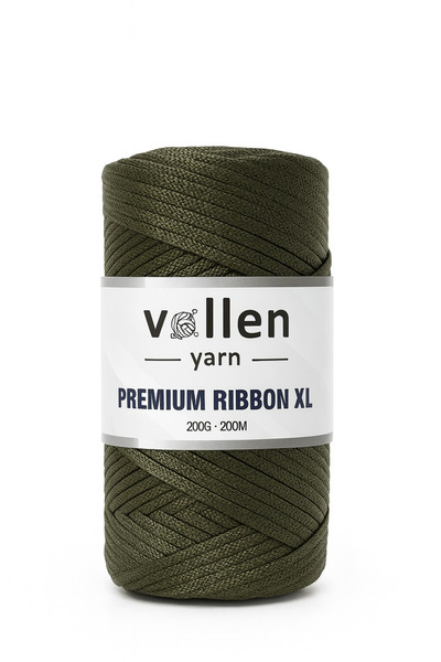 vollen yarn Premium 200gr/4mm Πολυεστερικό κορδόνι, μακραμέ νήμα, νήμα τσάντας, νήμα βραχιολιού, νήμα χόμπι, νήμα σουπλά, χακί