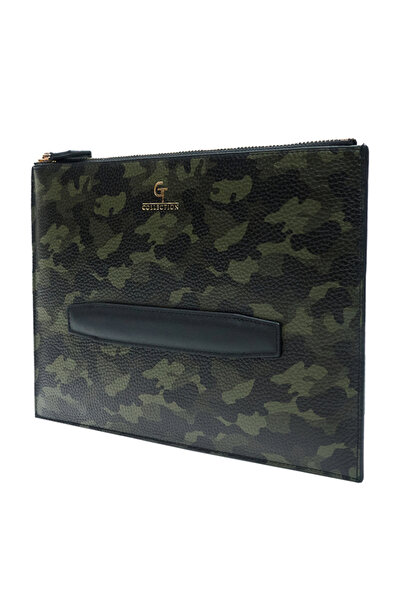 GT Collection Men's Leather handbag - Handmade item with unique design - Men's Fashion Clutch Bag