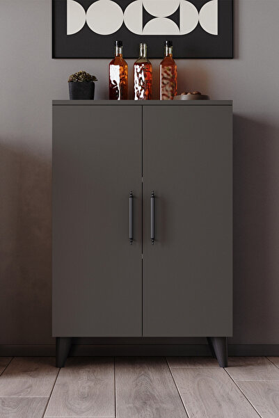 Enda Home Eren – 3 Raflı 2 Kapaklı Çok Amaçlı Dolap Mutfak Dolabı Banyo Dolab...