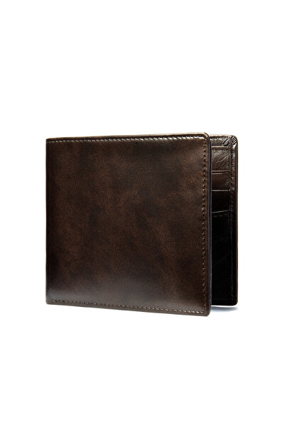 Busy Lady&Gentleman Portofel bărbătesc NoScan Bruiage, piele naturală, cardur...