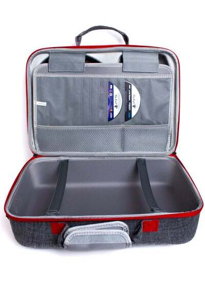 KAYAN Carrying Bag Protective Case for PlayStation 5 – Slim-Capacity Storage for Console & Accesso