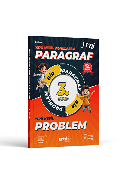 Artıbir Yayınları 3. Sınıf Yeni Nesil Bir Paragraf Bir Problem Soru Bankası (YENİLENDİ)