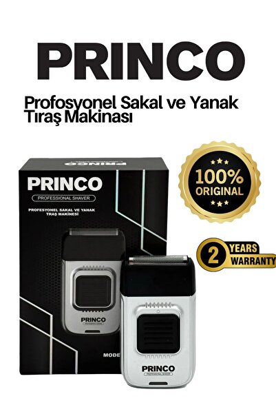 Princo SAKAL YANAK TEMİZLEME TIRAŞ MAKİNASI PR-475 GRİ