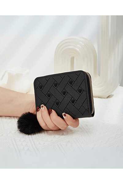 DOODLE Kadınlar için Şık Kalpli Uzun Cüzdan - Sentetik Deri Fermuarlı Bozuk P...