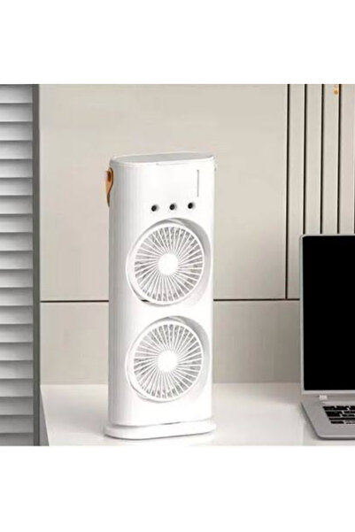 Canderel Smart Taşınabilir Şarjlı 3 Spreyli Vantilatör Buzlu Buharlı Vantilat...