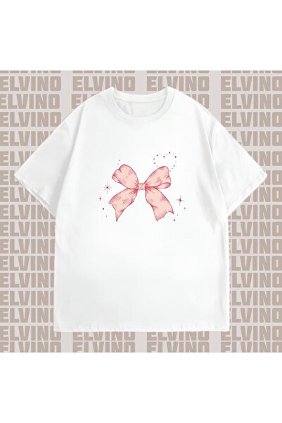 Elvino Γυναικείο μπλουζάκι Oversize με θέμα την κορδέλα