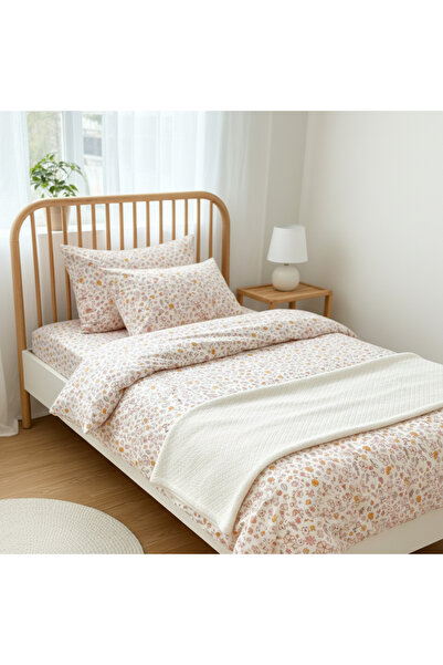 Zezig Single Elegant Flowers Duvet Cover Set