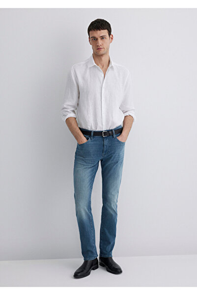 Mavi Marcus Lux Black Hazy Indigo Blue Jean Pants 0035189560