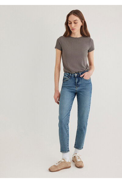 Mavi Cindy Gold Shape Puslu Indigo Mavisi Jean Pantolon 100277-89183