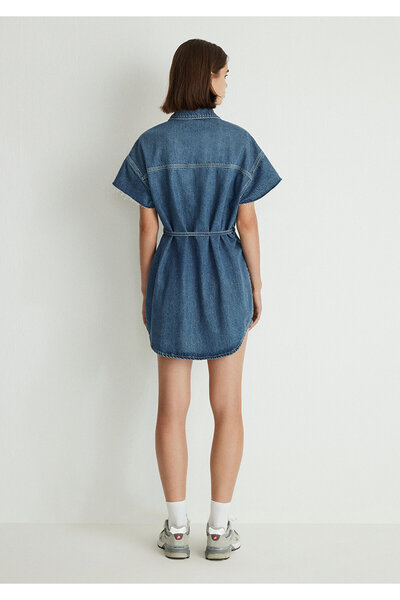 Mavi Nika Kolej Indigo Mavisi Jean Elbise 1310631-89234