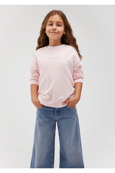 Mavi Organik Pamuklu Pembe Basic Sweatshirt 7S10043-88133