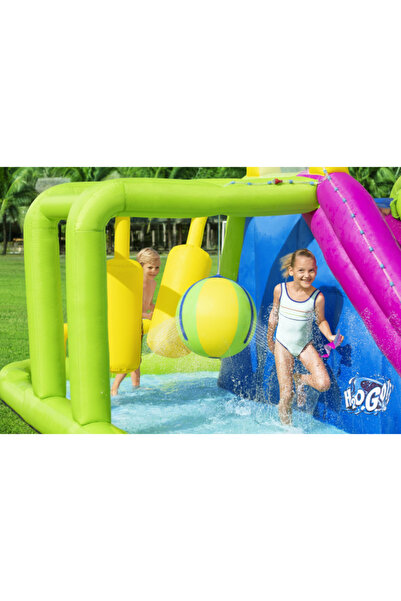 BESTWAY Children's Pool and Jumping Game with Slide and Inflatable Balls 701x301x265 cm 26-53387