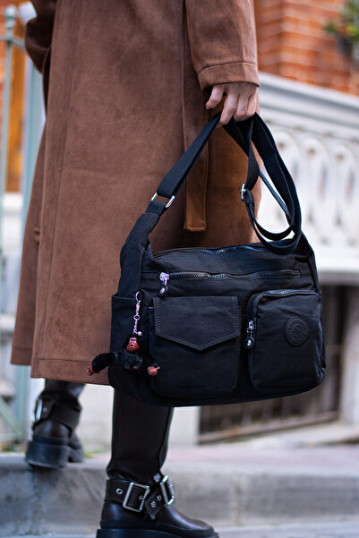 Çanta Trend Dámská voděodolná padáková tkanina Sanmorris s více kapsami, nast...