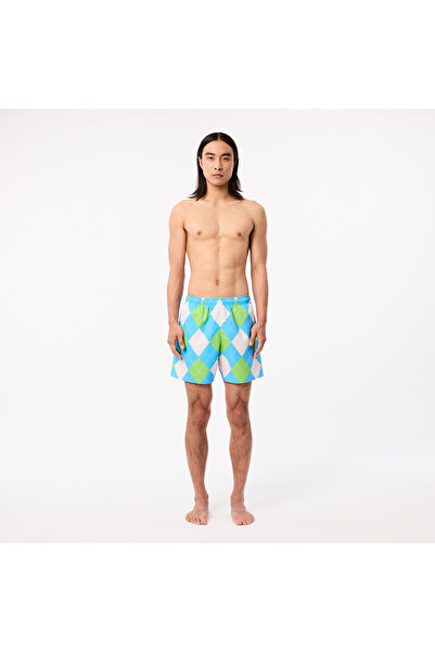 Lacoste شورت سباحة مطبوع - MH2961-00-IBS