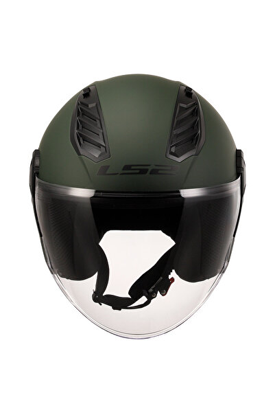 LS2 AIRFLOW 2 YARIM KASK MAT YEŞİL
