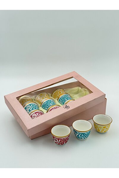 B&D SET OF 12PCS GLASS CAWA CUP