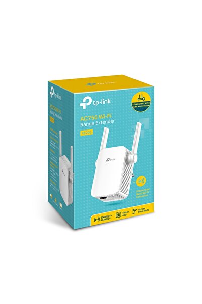 TP-LINK RE205 AC750 Dual Band Menzil genişletici (3yıl üretici garantili)