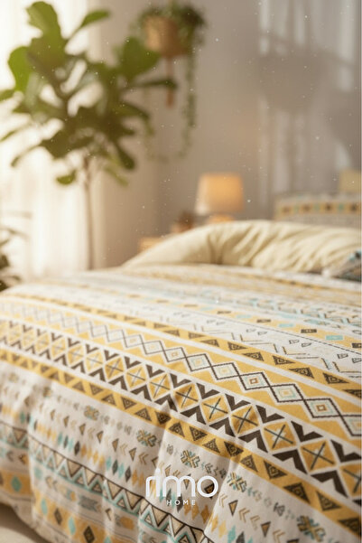 Rimo Home Sada dvou autentických žlutých povlaků na přikrývku Ranforce