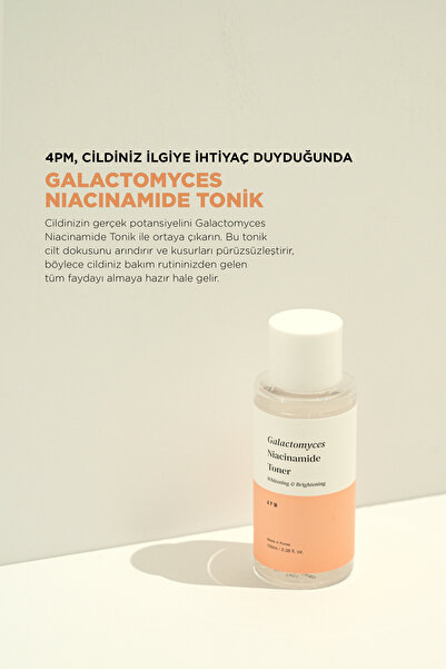 4pm Ton Eşitleyici Tonik, Gözenek Sıkılaştırıcı, Cilt Aydınlatıcı, - Galactom...