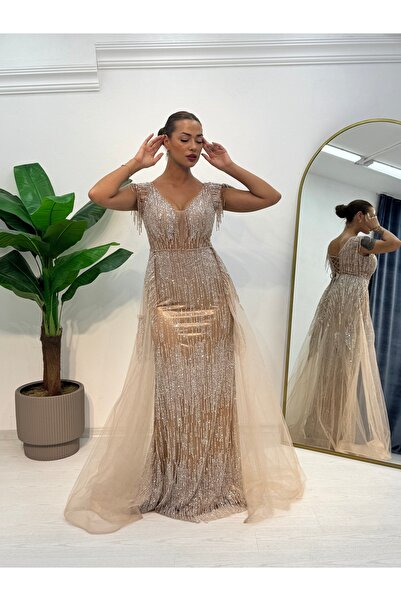 E&A Eren Abiye KALIN ASKILI PELERINLI BALIK ABIYE