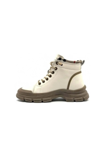GAMELU Women's Fade Boots 26W - Beige - 36