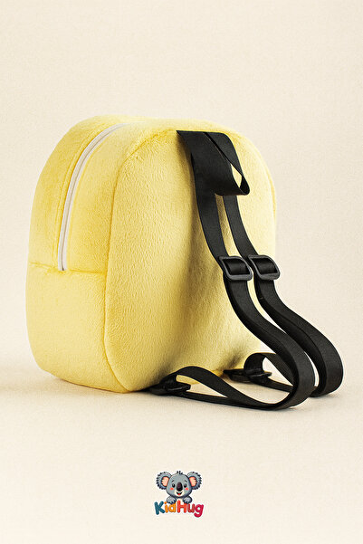 KidHug [ İSİM YAZDIR ] Dinazorlu İsimli Çocuk Sırt Çantası Fompoo Çantası 1-8 Yaş 6 Farklı Renk