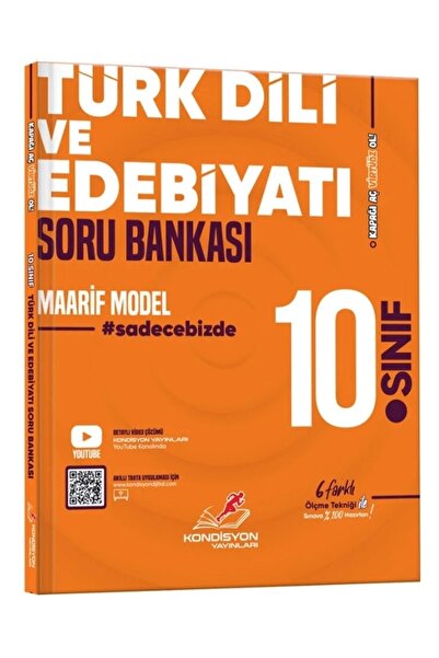 Kondisyon Yayınları 10. SINIF TÜRK DİLİ VE EDEBİYATI VİRTÜÖZ SORU BANKASI ( M...