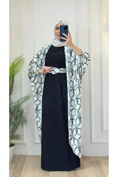 Tebrikler tekstil Women's 2-Piece Elegant Dress with Hijab Model G2790