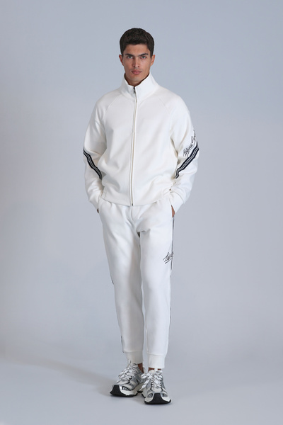 Lufian Μπλούζα Dera Sweatshirt σε λευκό χρώμα