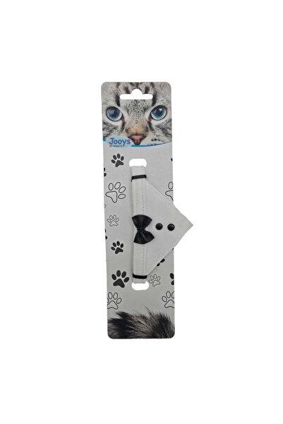 Jooys Velvet Bell Scarf Cat Collar White