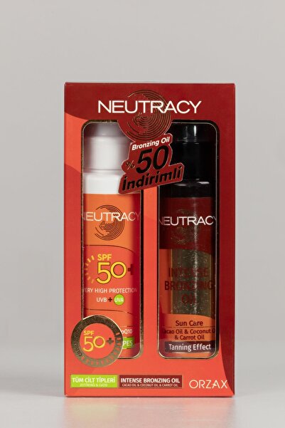 Neutracy Spf 50+ Güneş Koruyucu+Bronzing oil 150ml
