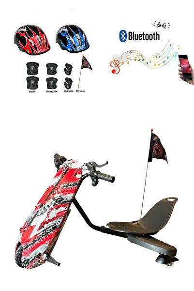 SMART STORE Citymate Drift Car Elektrikli Kaykay Bluetooth Dirift Kar Hoverboard Scooter + Koruma Ekipmanı D17