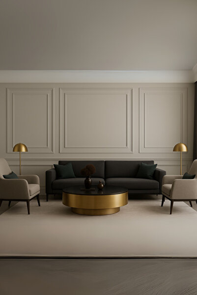 DİECOR Boyanabilir Dekoratif Hazır Kesimli Duvar Çıtası  Kolay kurulum Salon Antre modern tasarım