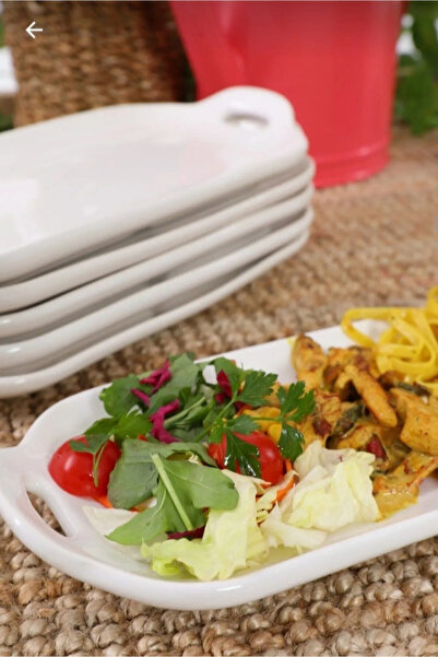 Golden Kitchen 6-Piece Presentation Plate Medium Presentation Chicken World (32X15 cm)