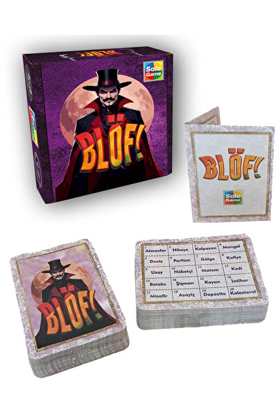 solo toys Kim Bluffing Bluffing Box Game Word and Quick Thinking Game