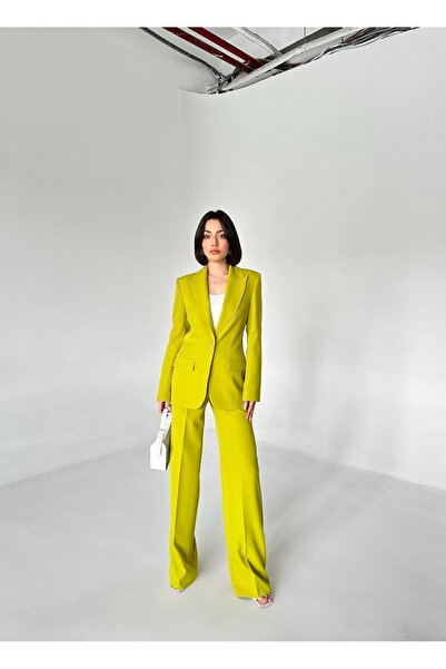 Vuntal BUTİK Блейзер Костюм на одному ґудзику Піджак Штани