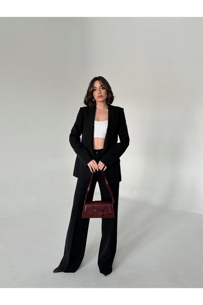 Vuntal BUTİK Blazer Takım Elbise Tek Düğme Ceket Pantolon