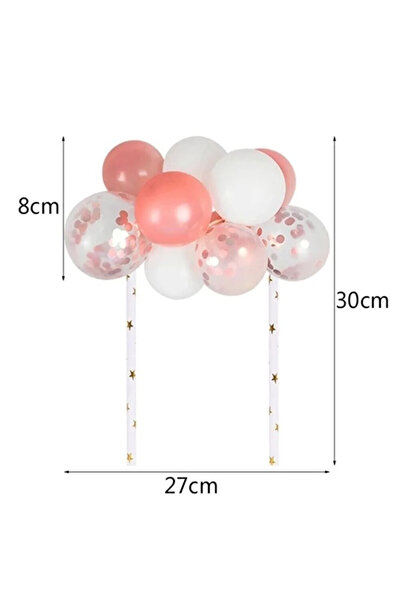 Le Mabelle Rose Balloon Cake Decoration