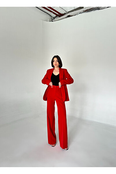 Vuntal BUTİK Blazer Takım Elbise Tek Düğme Ceket Pantolon