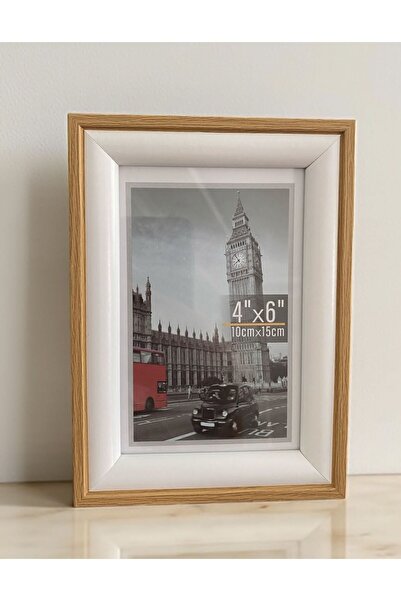 BSP Wooden Picture Frame Picture Size Height 10cm Width 15cm (with Glass)