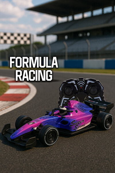 hak-iş oyuncak Uzaktan Kumandalı Formula Yarış Arabası – Mor Pembe Mavi Renk ...