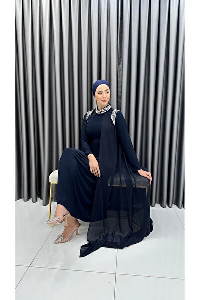 MERVE TESETTÜR فستان سهرة بحجر الراين