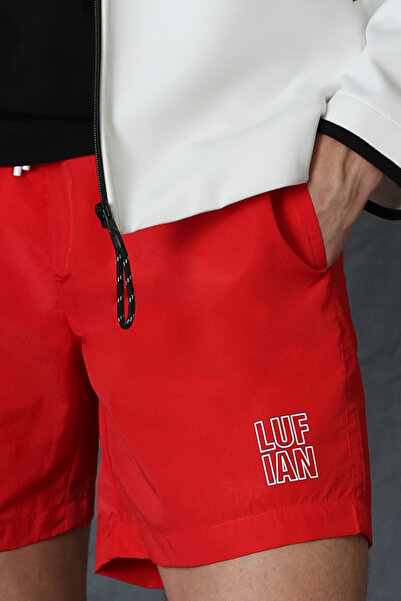 Lufian Aldor Men's Swim Shorts Red